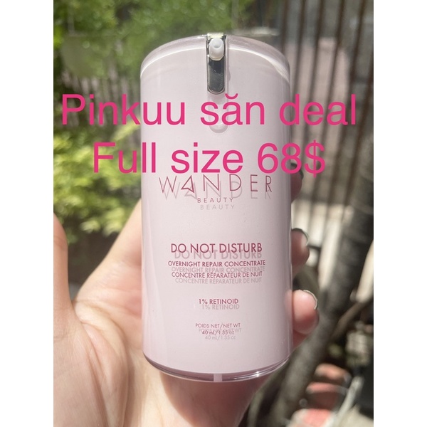 Wander Beauty kem dưỡng retinol 1% Do Not Disturb cấp nước giảm nhăn, mụn, chống lão hoá,sáng da, làm min da, săn chắc b