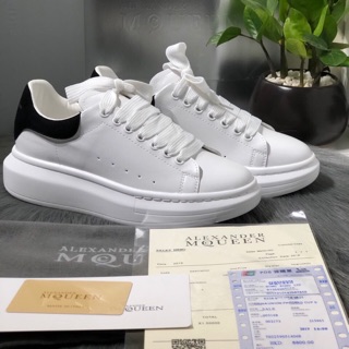 [Ảnh tự chụp + hàng R.E.P] Giầy thể thao sneaker mcq gót nỉ và gót da nam nữ