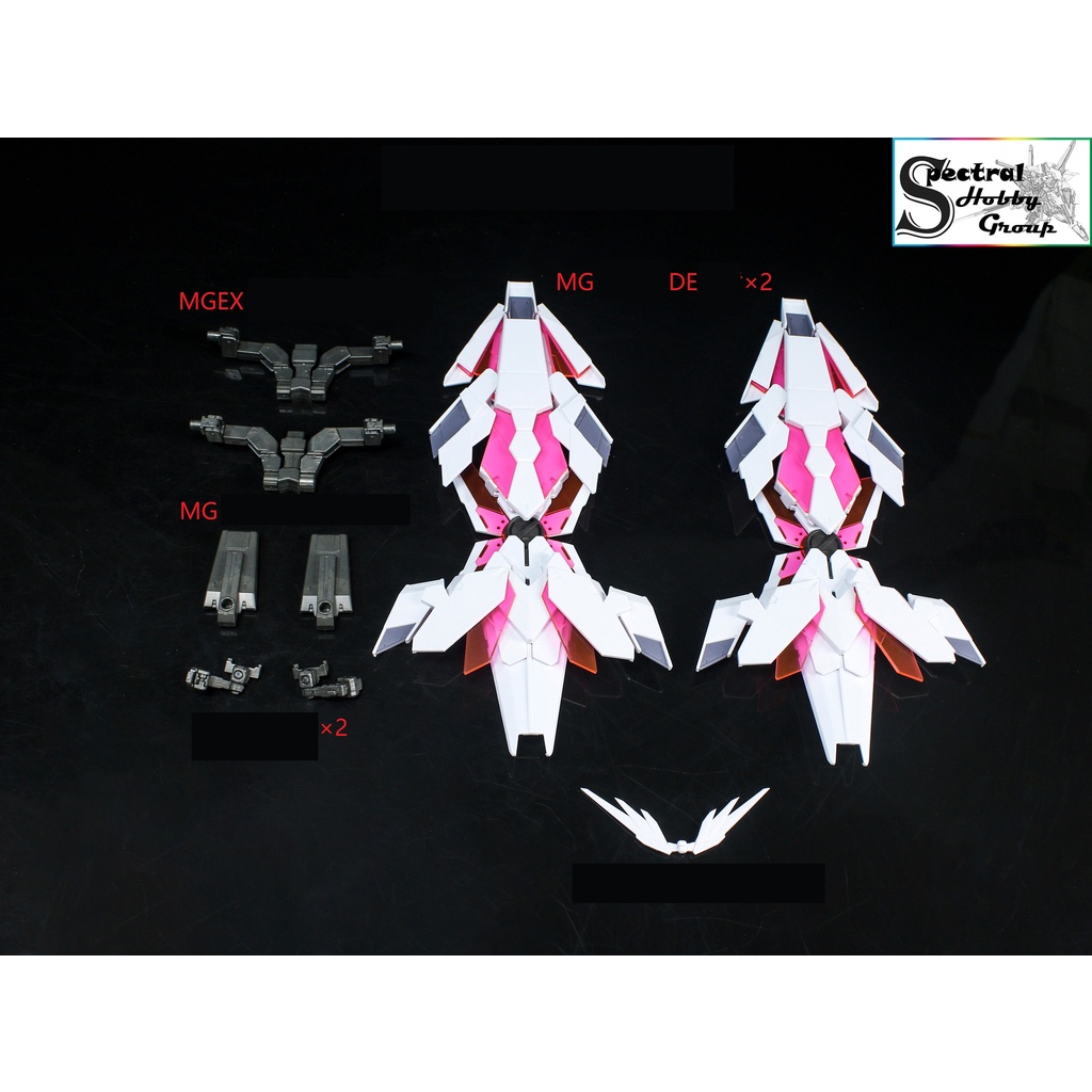 Phụ kiện mô hình lắp ráp EW 1/100 MG Full Shield Enhanced DE x2 cho Unicorn Banshee Phenex gundam