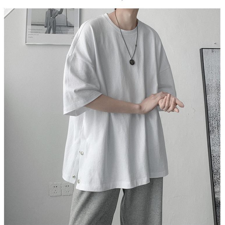 Áo thun XẺ TÀ CÚC Uniex N7 Basic Tee phông trơn nam nữ tay lỡ oversize form rộng Hàn Quốc Xịn