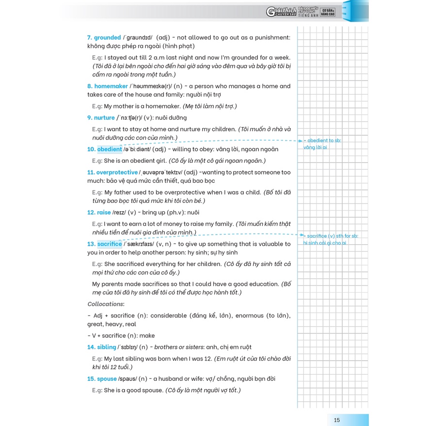 Sách - Giải Thích Chuyên Sâu - Bài Đọc Hiểu Và Từ Vựng Tiếng Anh (Cơ Bản Và Nâng Cao) - MEGA