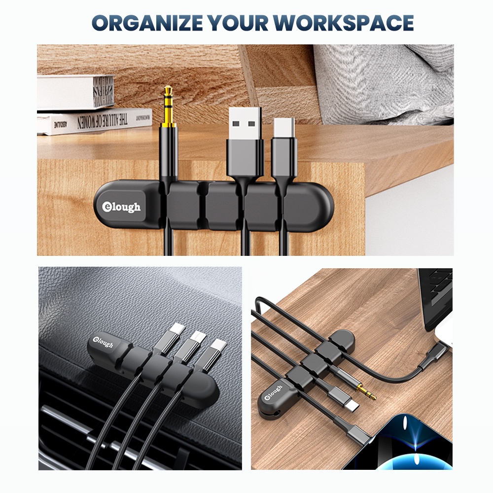 Dụng Cụ Quấn Dây Cáp Bằng Silicone Cho Chuột Máy Tính