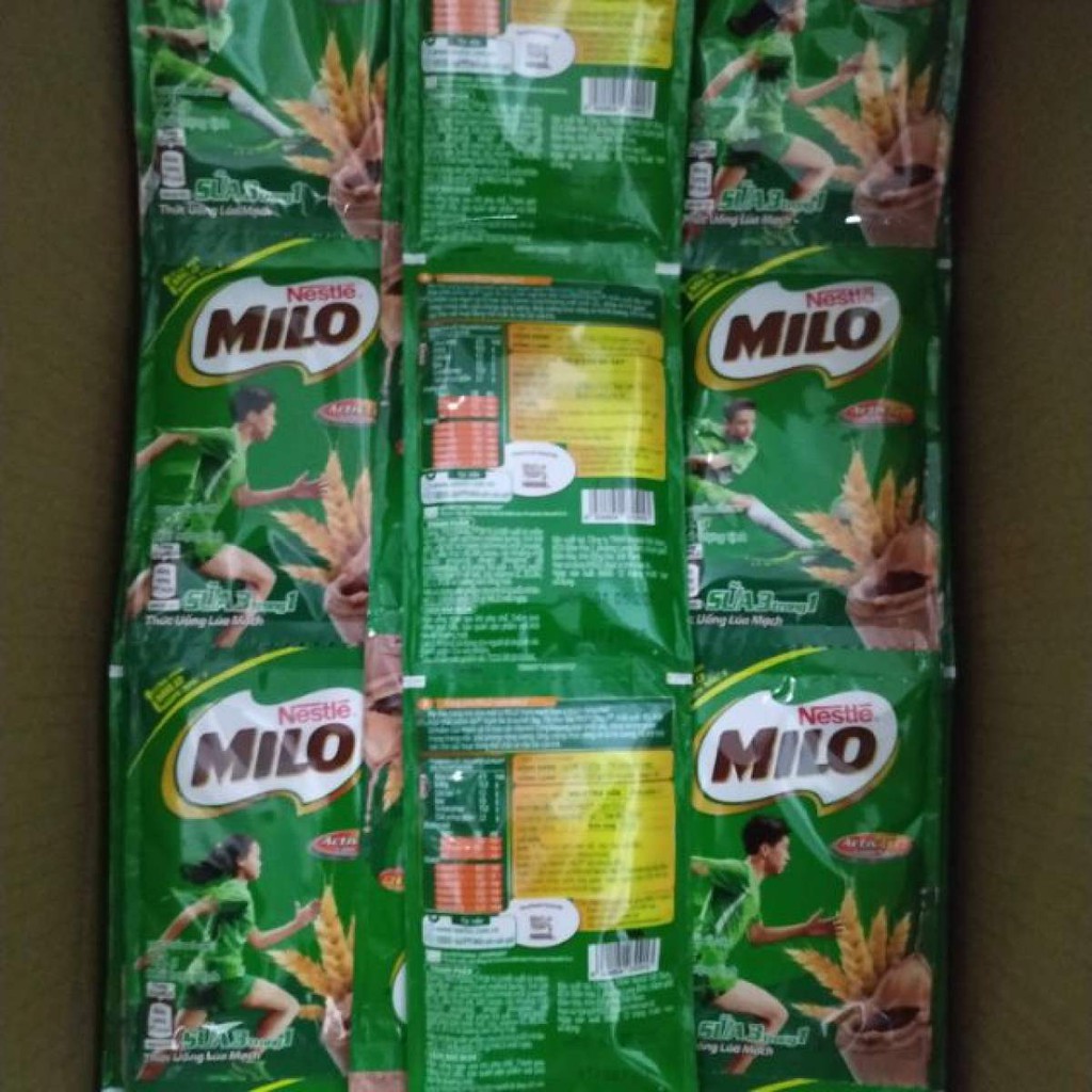 Milo bột dạng gói 22g x dây 10 gói