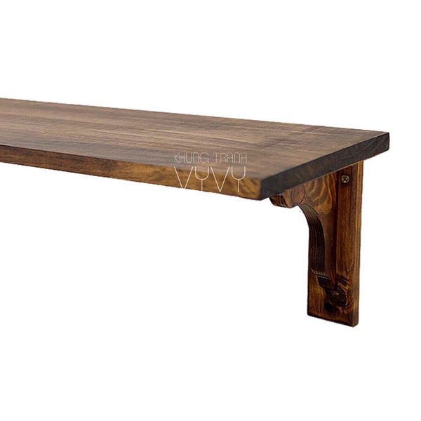 Cặp chân kệ Vintage 19cm màu rustic