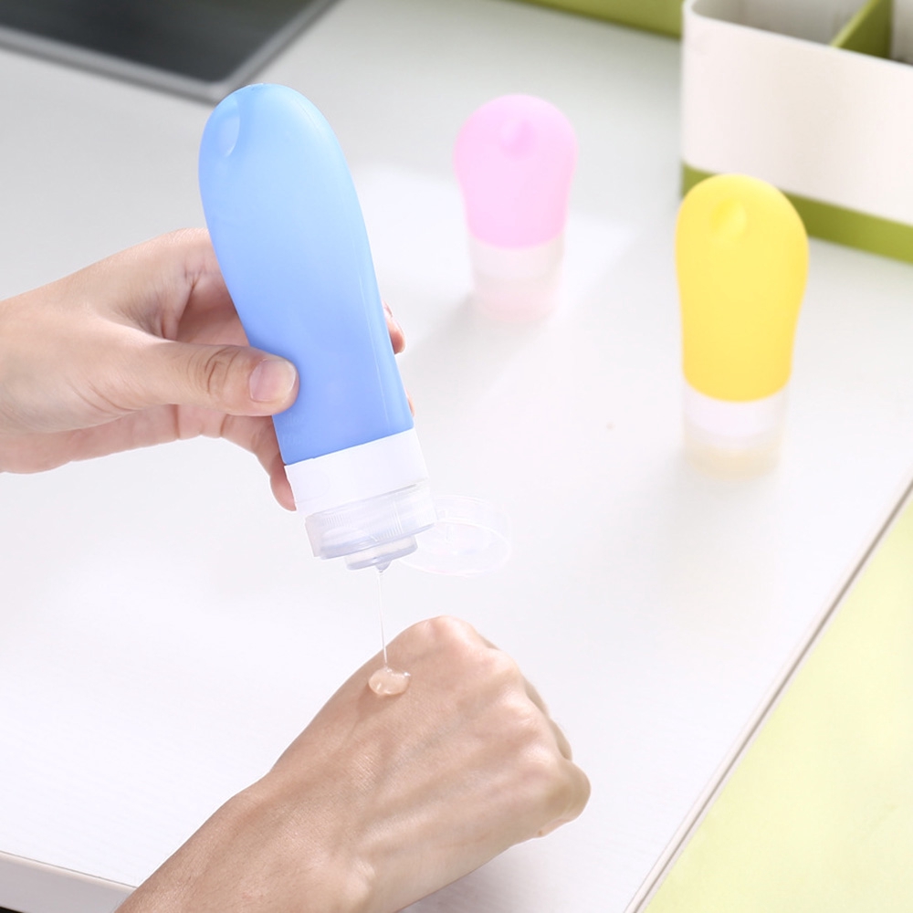 Bình silicon dùng cho chiết mỹ phẩm tiện dụng