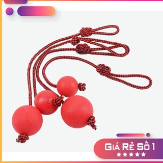 Bóng cao su siêu bền đặc ruột dành cho thú cưng/ Bóng cao su có dây tập cắn cho chó