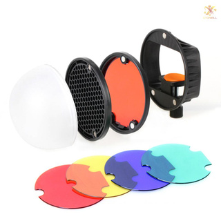 Bộ Phụ Kiện Gắn Đèn Flash Cho Máy Ảnh Triopo (Màu Đỏ / Xanh Dương / Vàng / Xanh Lá)