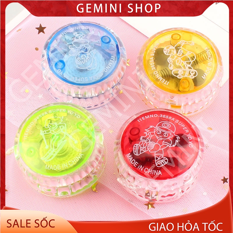 Đồ chơi yo-yo có đèn led làm quà tặng cho trẻ em, yoyo có đèn led siêu nhẹ chơi dễ dàng cho bé (mã YO) GEMINI SHOP