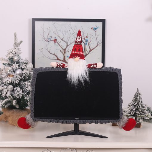 Bọc màn hình máy tính  50*47cm vải mềm mịn đón noel