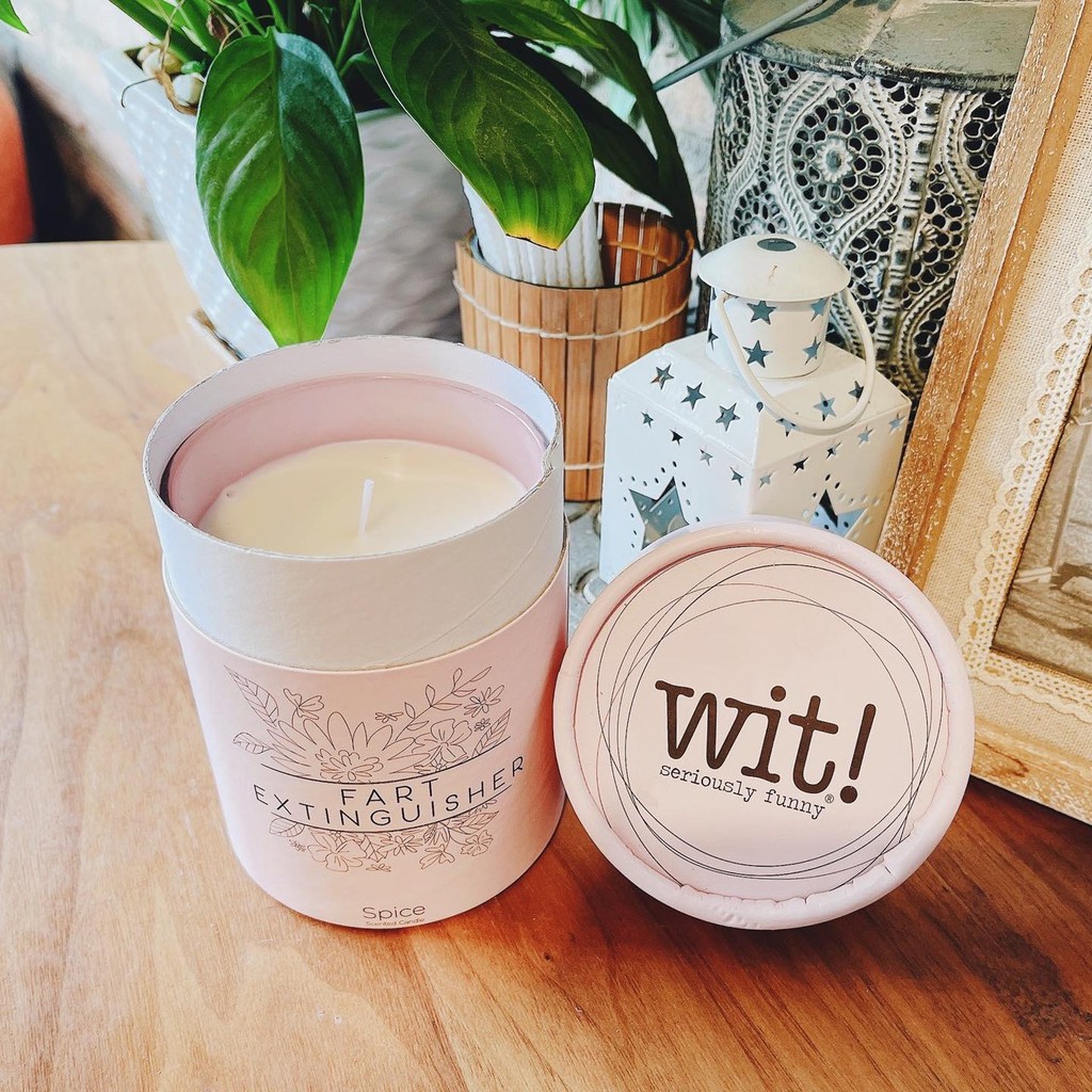 <Siêu xịn> Nến thơm xuất khẩu hãng Wit! Gift, full tem code, mỗi candle cup đều thay lời muốn nói khá hay ho nha