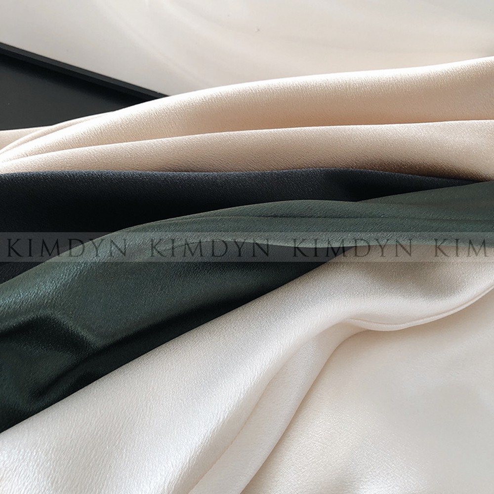 Đầm hai dây lụa satin dày dặn 2 lớp dáng A sang trọng