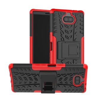 Casing Sony Xperia 10 Plus/XA3 Ultra rugged armor with bracket phone case cover