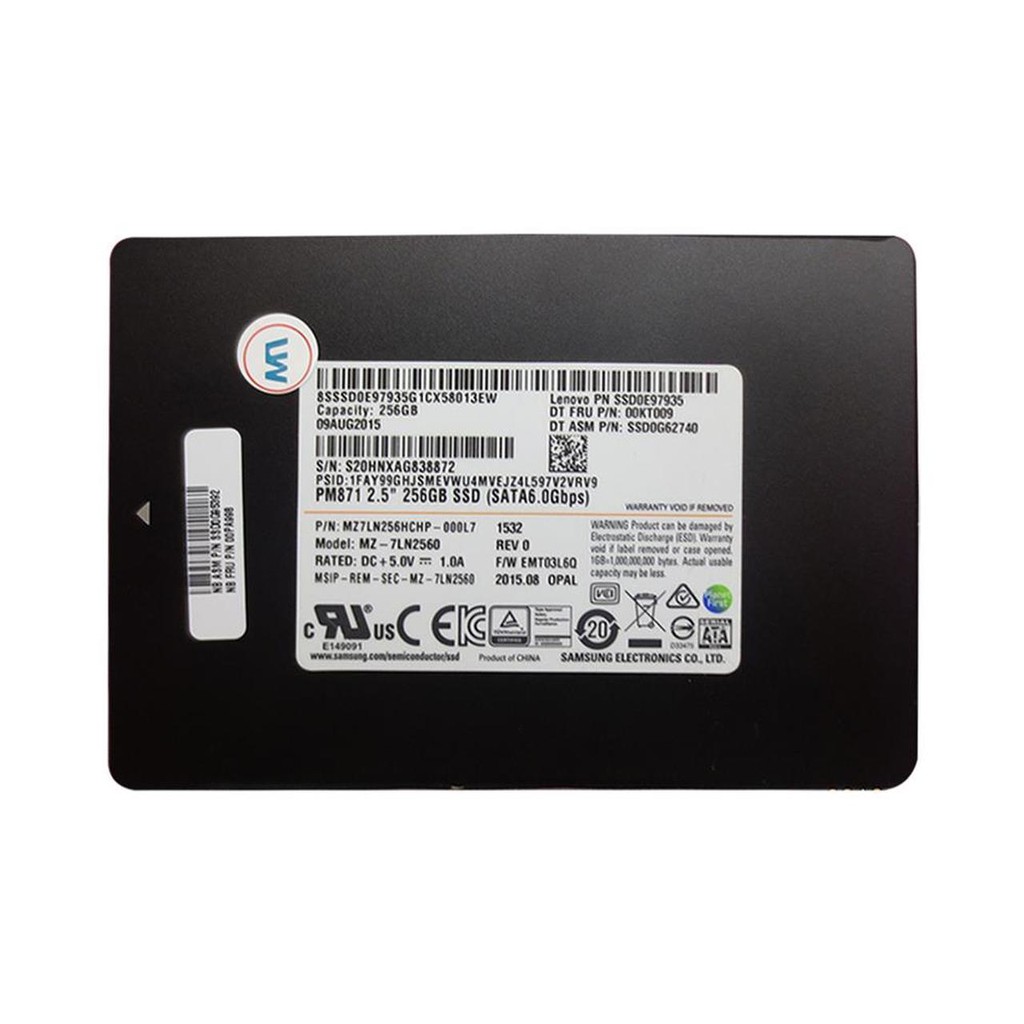 Bán SSD 250G EVO 860 và samsung PM871B 256Gb hàng tháo máy đẹp như mới . | BigBuy360 - bigbuy360.vn