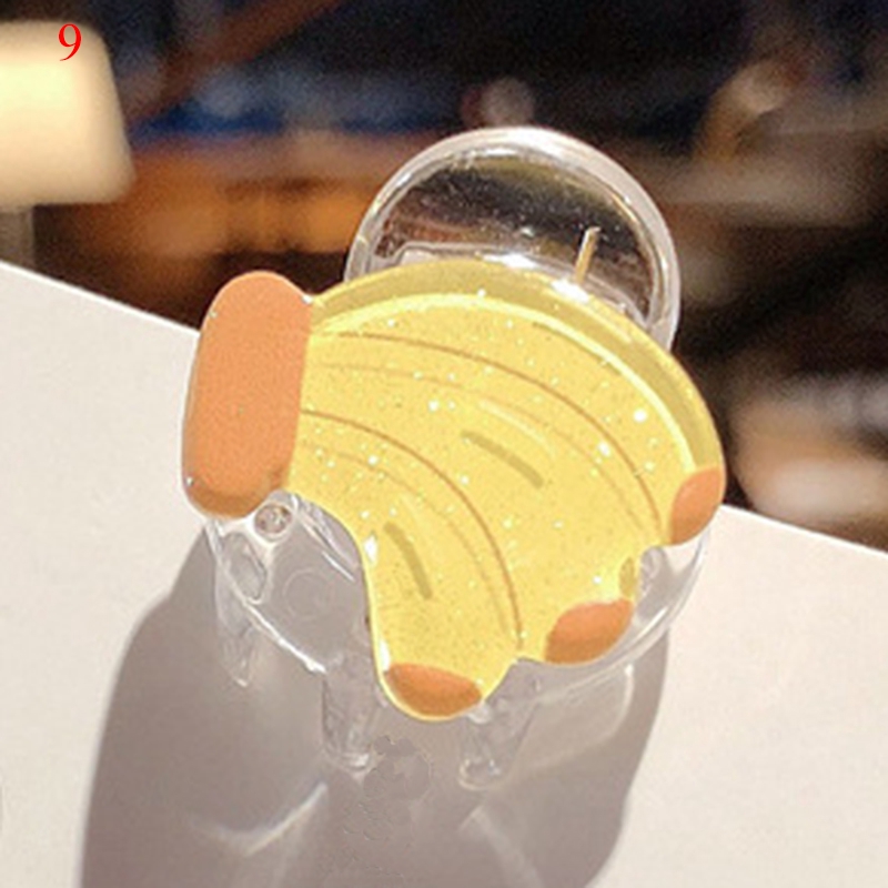 Kẹp tóc mini trong suốt hình trái cây dễ thương