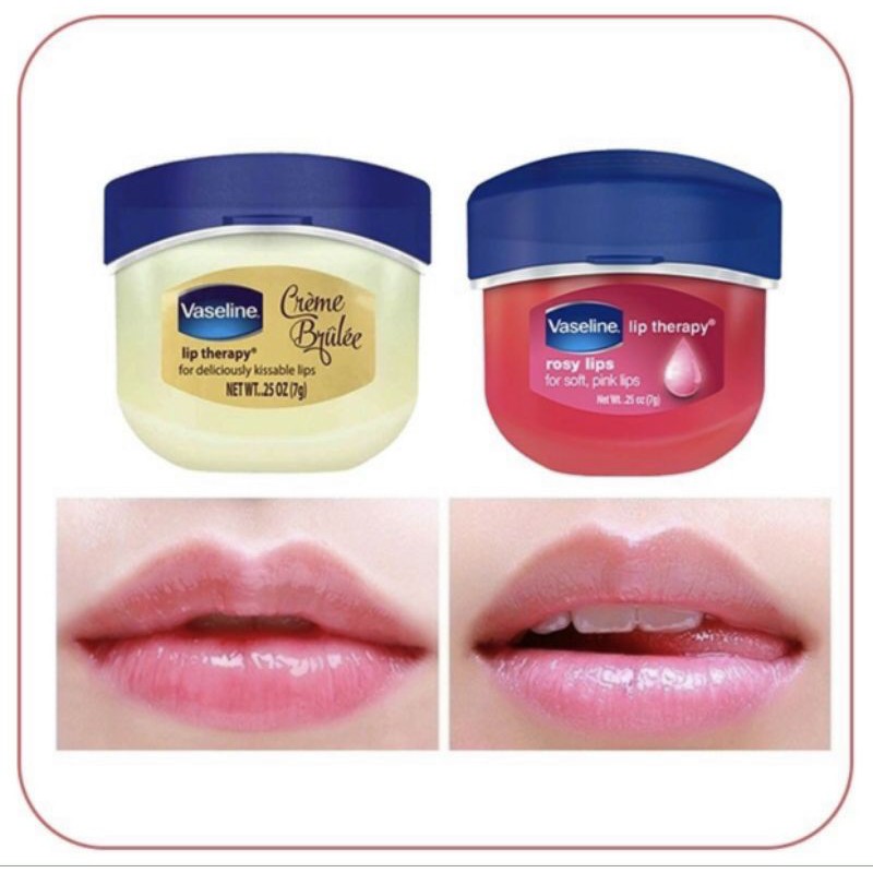 Sáp dưỡng môi Vaseline 7g Rosy Lips - Original - son dưỡng môi