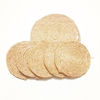 SET BỘ LÓT LY+ BÌNH  BẰNG CÓI THÔ MỘC (handmade)