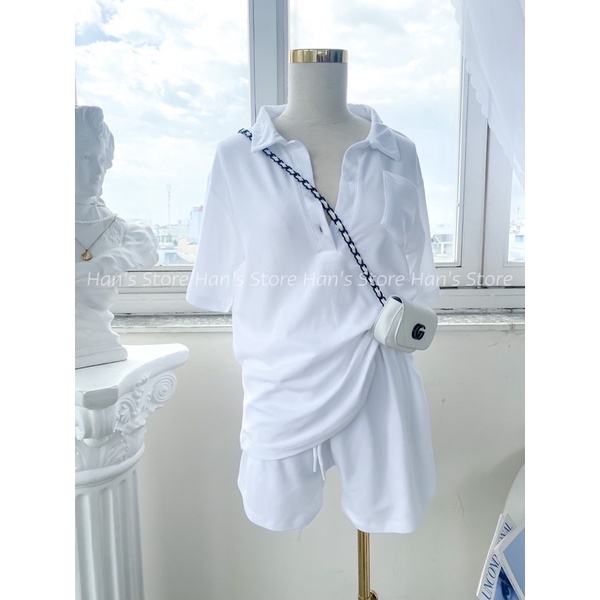 BỘ POLO CHẤT CÁ SẤU XỊN (ẢNH THẬT)