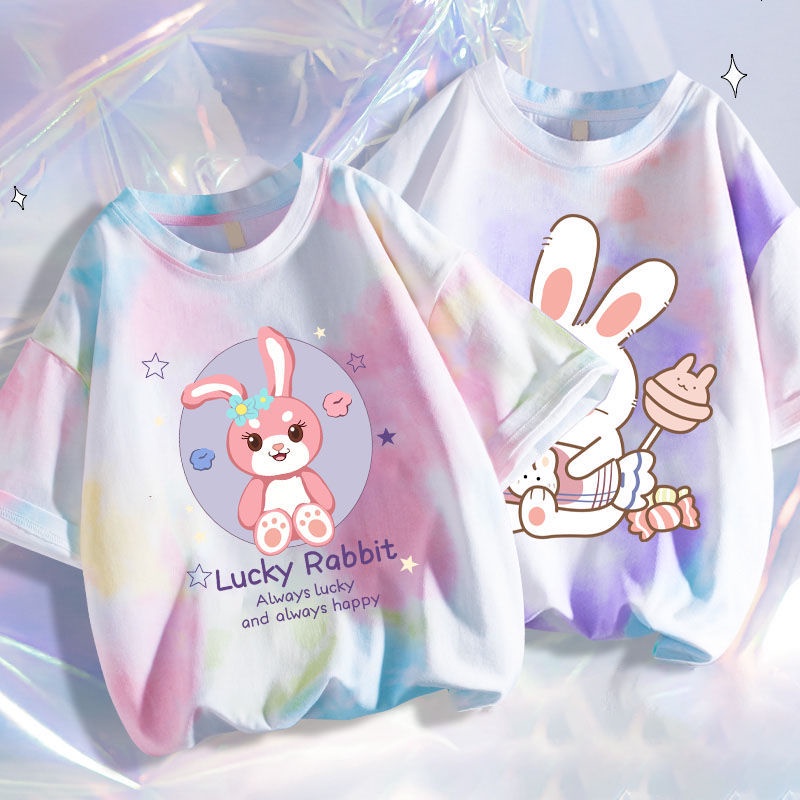 Áo Thun Tay Ngắn Thời Trang Cho Bé Gái