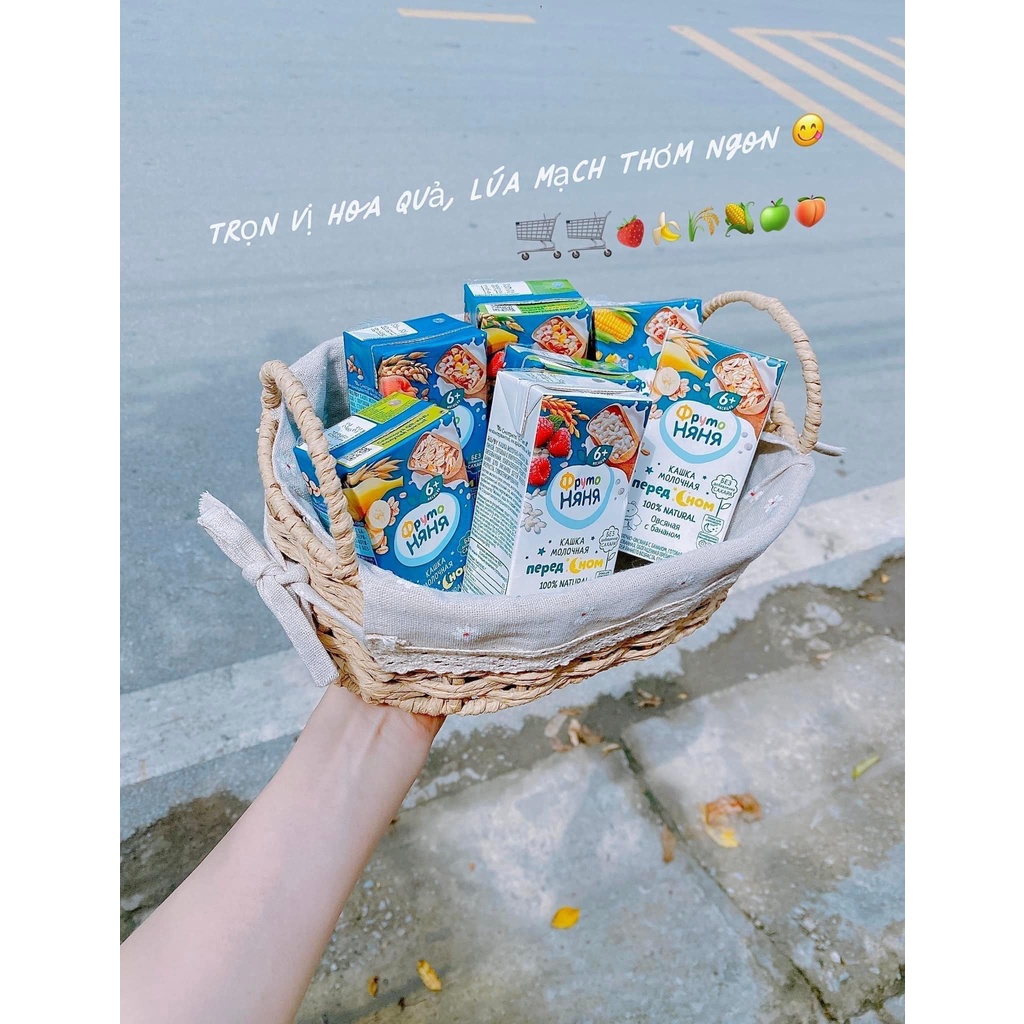 Sữa Đêm Fruto Nga Thơm Ngậy Nhiều Vị Đầy Đủ Dinh Dưỡng No Lâu