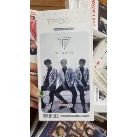 Hộp 30 postcard + 120 sticker TFboys