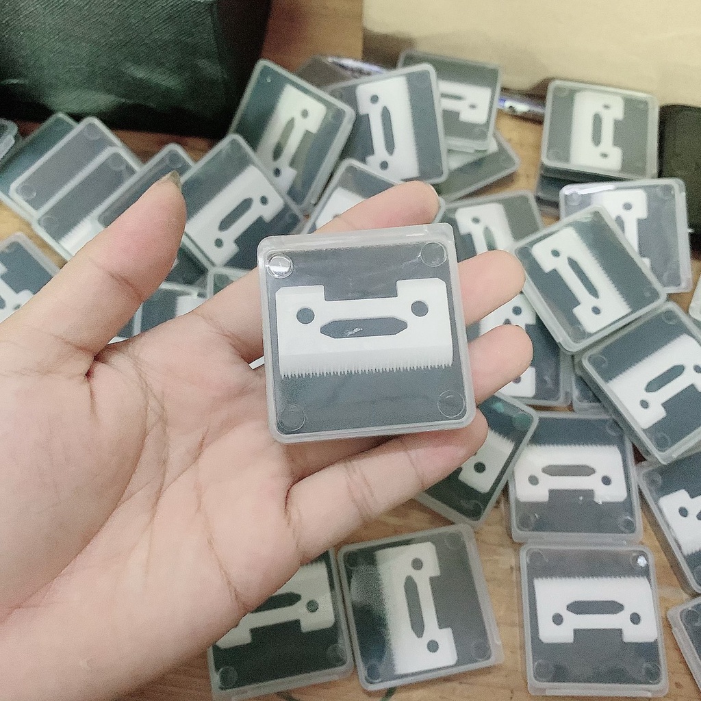 Lưỡi kép sứ tông đơ Wahl, Magic clip, Kemei..... dành cho thợ chuyên nghiệp, lưỡi cắt ngọt, không nóng