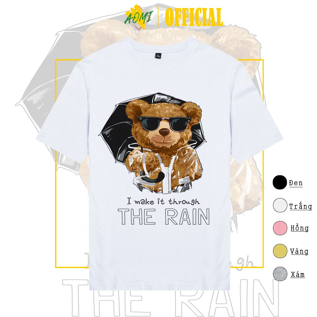 ÁO THUN GẤU TED moschino ADLV TOY LOVE HOT TREND 2021 AOMIVN CÓ SIZE TRẺ EM