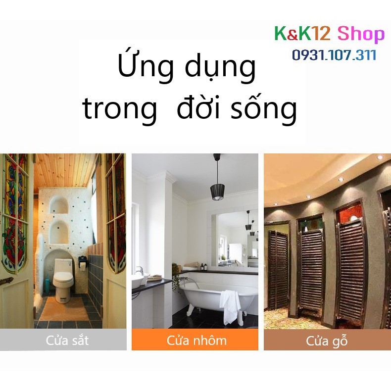 [ Độc quyền chốt khóa] Chốt khóa cửa, then cửa bằng thép không gỉ K06 cao cấp loại 3 inch