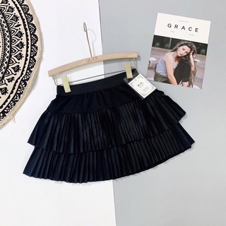 Chân Váy Ngắn 2 Tầng Dập Ly Sang Chảnh Hanlly Fashion Thời Trang Nữ CV3
