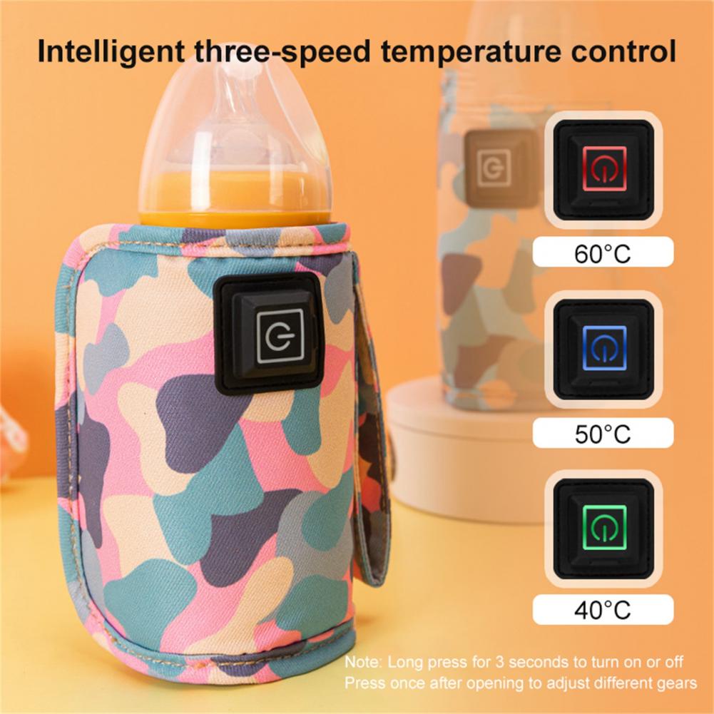 Túi Giữ Nhiệt Bình Sữa Cho Bé Có Cổng Sạc Usb Tiện Dụng Khi Đi Du Lịch