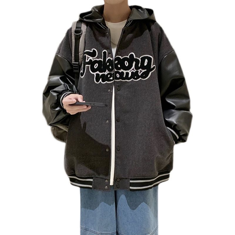 Áo khoác Bomber có nón Unisex .