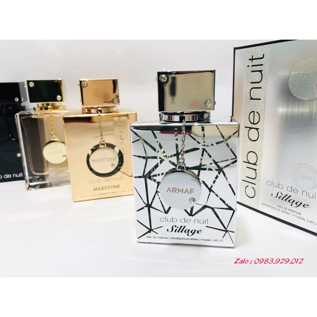 [Mẫu thử 2,5,10ml] Nước Hoa Armaf Club De Nuit Sillage