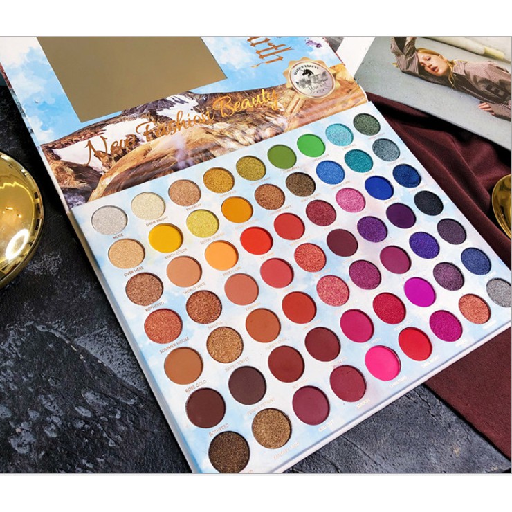 Bảng phấn mắt 63 ô + tặng cọ mắt