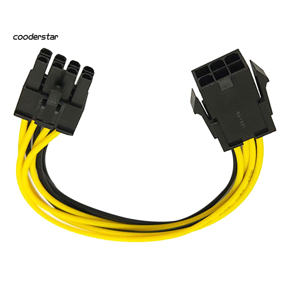 Dây Cáp Nối Dài 6-pin Sang 8-pin Pci-E Cho Card Đồ Họa