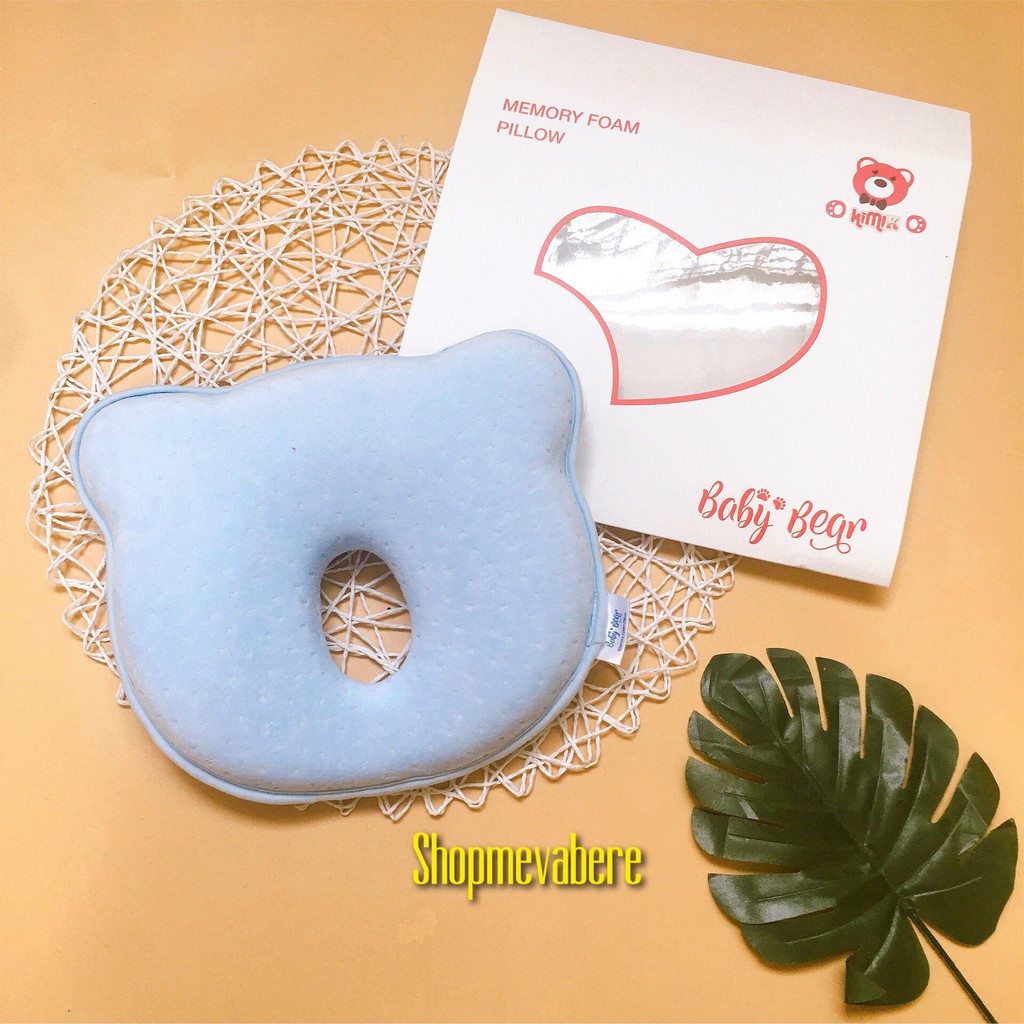 Gối Cao Su Non Cao Cấp Chống Bẹp Đầu ✔ Chống Móp Méo Đầu ✔ Chống Vẹo Cột Sống Cho Bé - G9