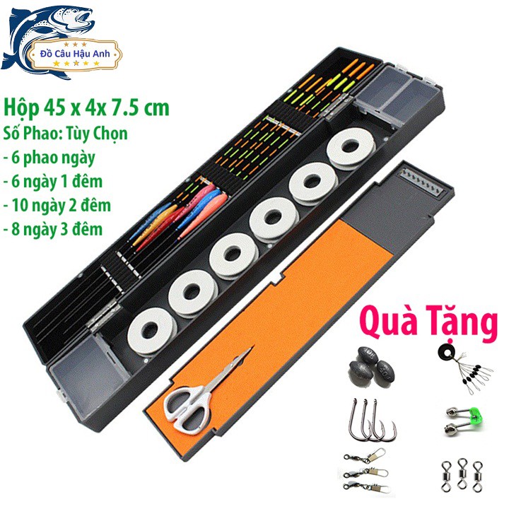 Hộp Đựng Phao Câu Đài Hộp Phao Câu Cá Xám 45cm Chuyên Dụng Đa Năng HP4