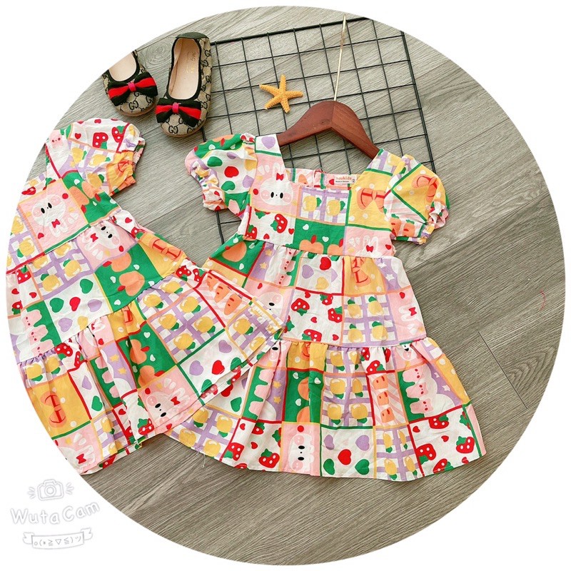 Váy thỏ - cà rốt sắc màu trendy cho bé gái