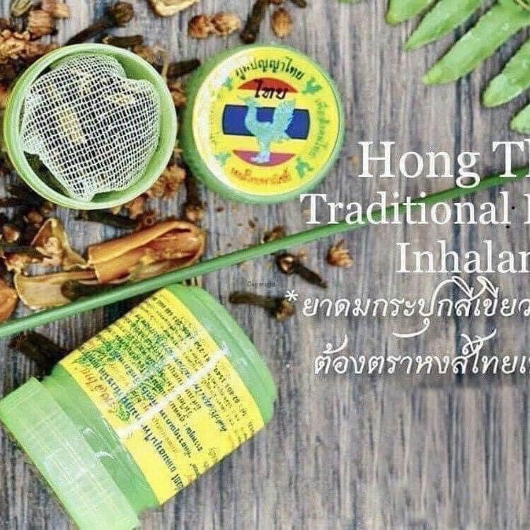 Ống Hít Mũi Thái Lan Thảo Dược Hong Thai hàng nội địa - Best Seller ở Thái Lan giúp thông mũi hiệu quả