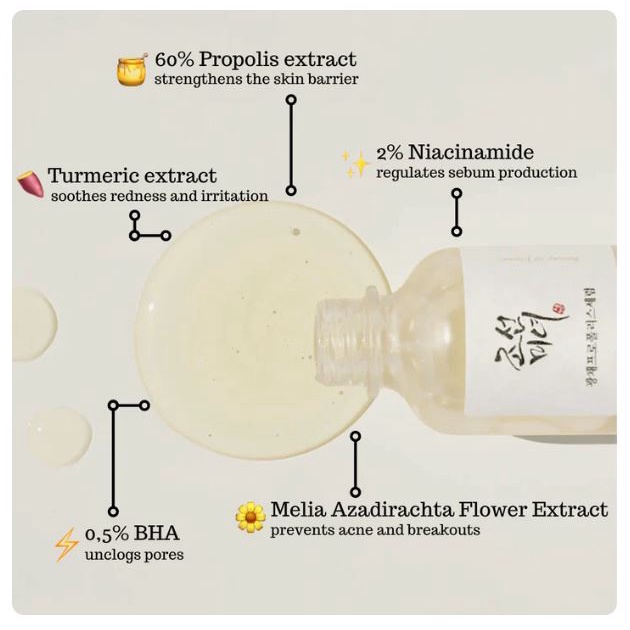 Tinh chất keo ong dưỡng ẩm căng bóng Beauty of Joseon Glow Serum Propolis + Niacinamide 30ml