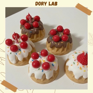 Nến thơm handmade bánh trái cây, quà tặng độc đáo - dory lab