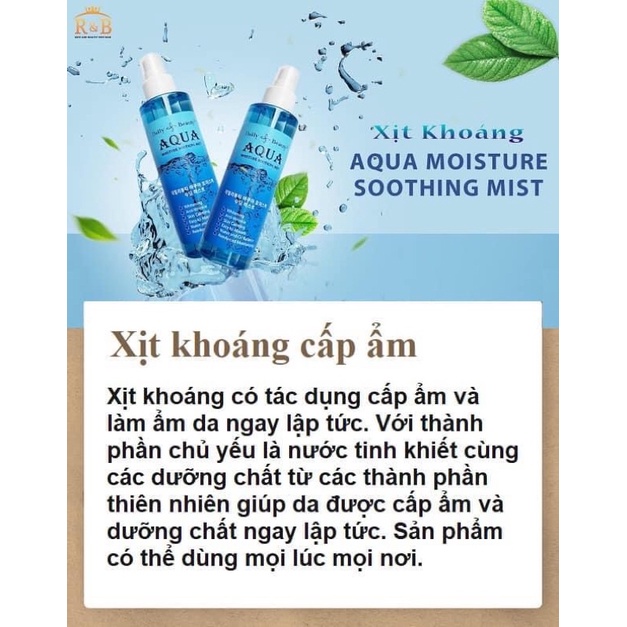 [Chính hãng] Xịt khoáng daily beauty 150ml cấp ẩm dịu nhẹ  - Mẫu mới