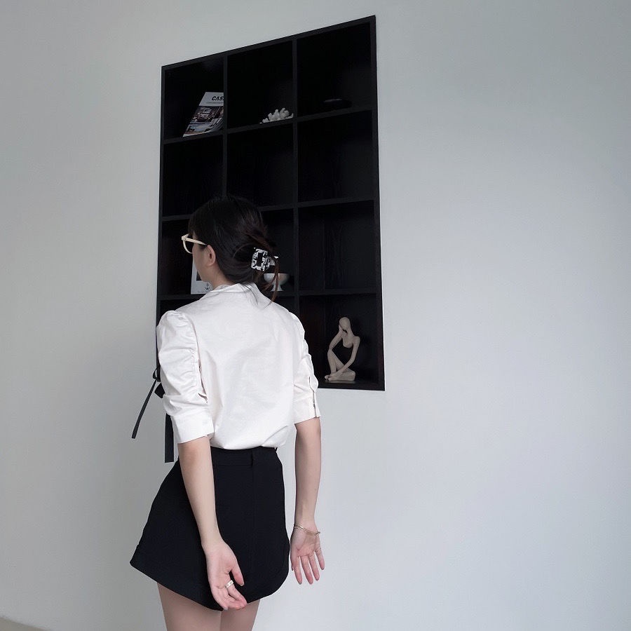 Bán Chạy!Quần Short Chữ A Lưng Cao Màu Đen Thời Trang Mùa Hè 2022 Cho Nữ