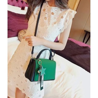 Túi đeo chéo nữ Q5822 (Sẵn màu vàng, hồng, đen, xanh)