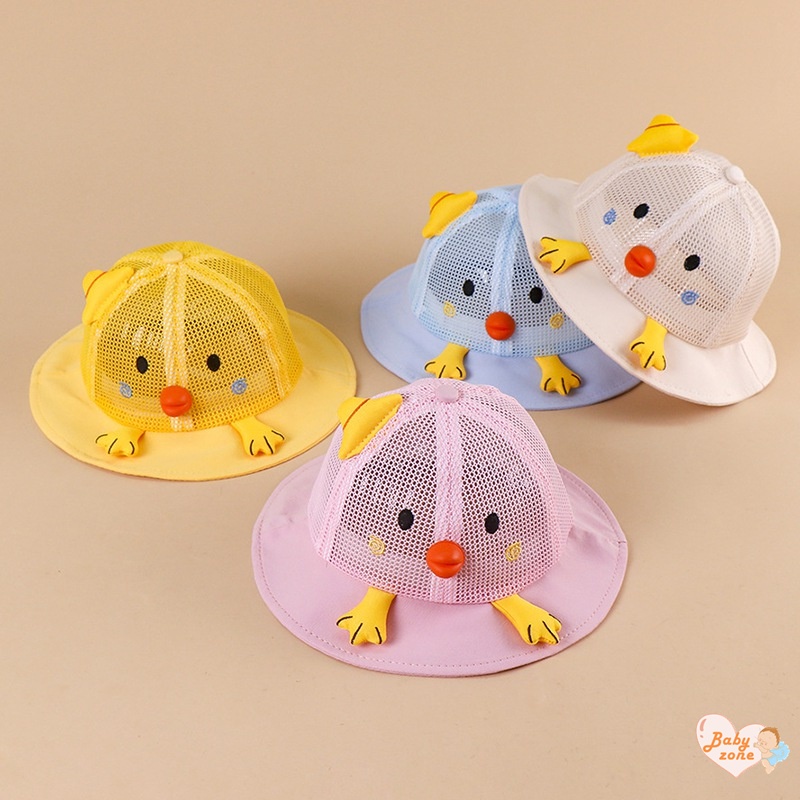 Mũ Vành Tròn Chống Nắng Thoáng Khí Cho Bé