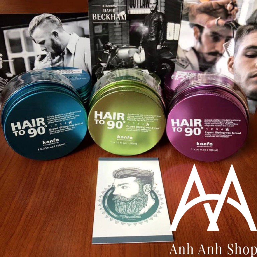 Sáp Vuốt Tóc Nam Hair to 90° ANH ANH SHOP