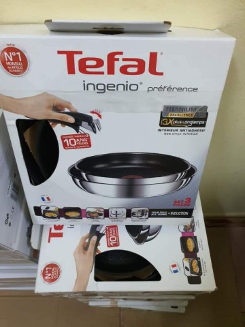 SET CHẢO TAY RỜI TEFAL INGENIO 22 VÀ 26CM