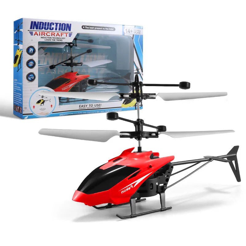 máy bay trực thăng điều khiển từ xa cảm ứng học sinh tiểu khả năng chống treo đồ chơi không người lái điện trẻ em có