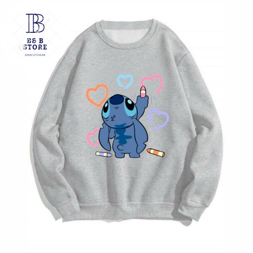 [ FREE_SHIP ] ÁO SWEATER NỈ UNISEX IN CHÚ RÙA CON FORM RỘNG NAM NỮ NHIỀU MÀU