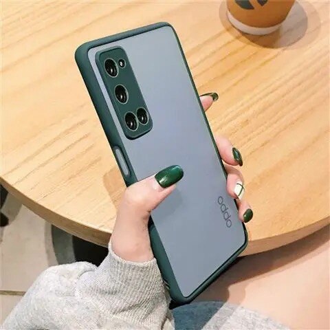 OPPO Reno 4 4F 4Pro A15 A53 A52 A72 A92 A5 A9 2020 A5s A7 A12 A11K A3S A5 A8 A31 A9 A9X F11 Vỏ Có Nắp Bảo Vệ ống Kính Máy ảnh Mờ Mờ