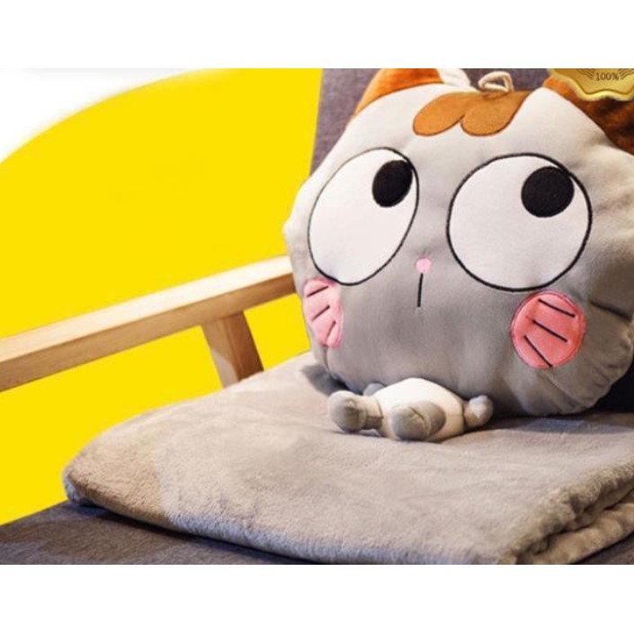 Bộ chăn gối văn phòng hình thú siêu ngộ nghĩnh