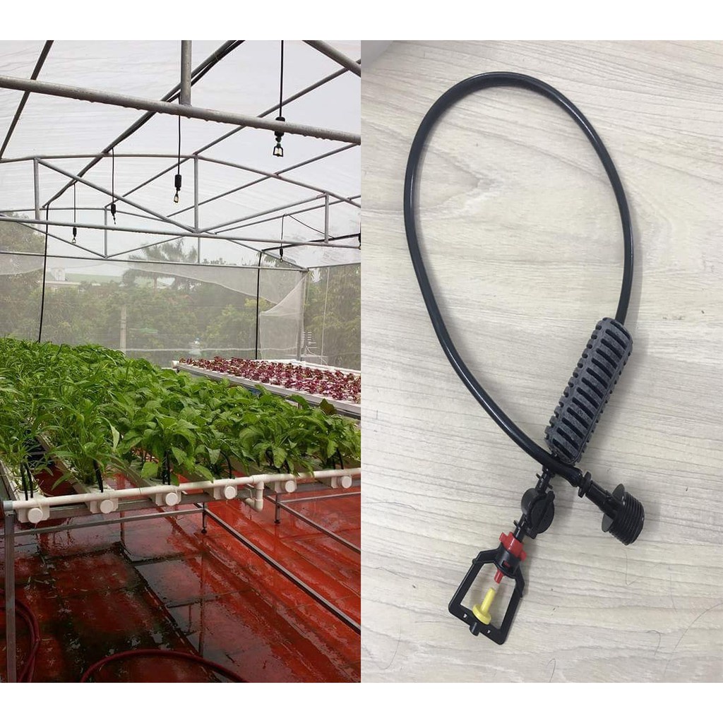 Bộ béc treo phun mưa 360